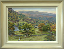 Load image into Gallery viewer, Early Autumn Above Rydal Water, by Peter Barker - P E T E R B A R K E R F I N E A R T