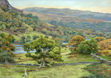 Load image into Gallery viewer, Early Autumn Above Rydal Water, by Peter Barker - P E T E R B A R K E R F I N E A R T