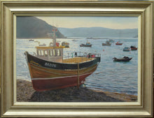 Load image into Gallery viewer, Early Morning Light, Portree Harbour by Peter Barker - P E T E R B A R K E R F I N E A R T