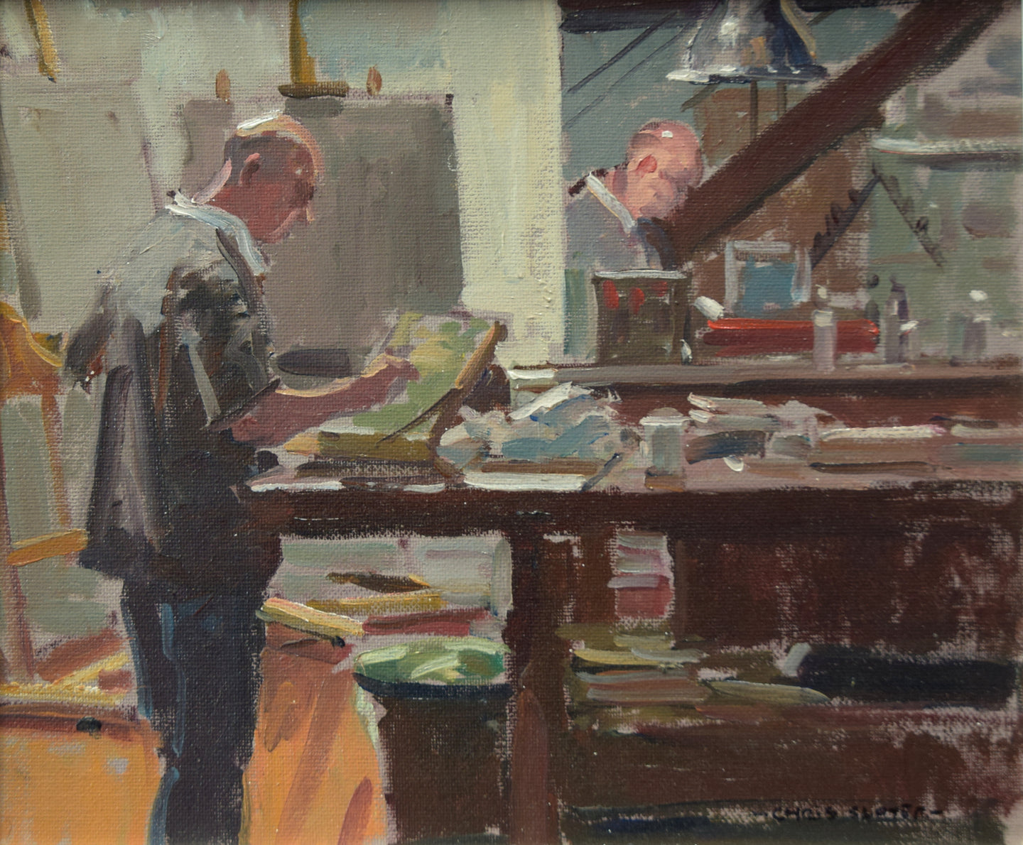 Artists' Studio, by Chris Slater RSMA