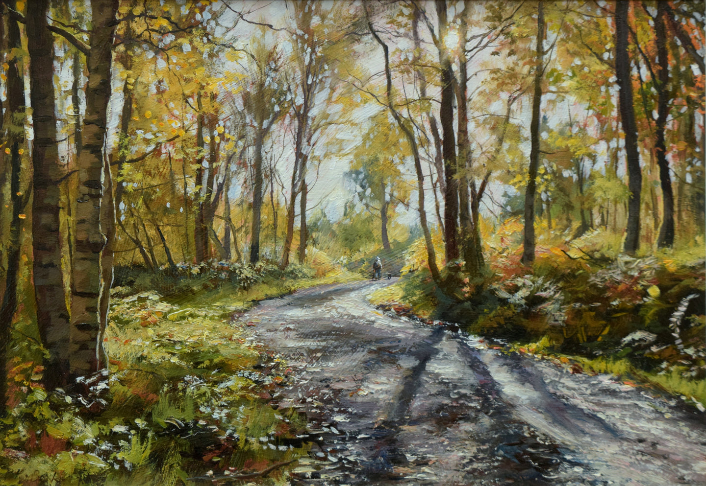Autumn, Wray Forest, by Peter Barker RSMA