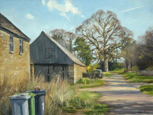 Load image into Gallery viewer, Bin Day at the Farm, Ayston, by Peter barker RSMA
