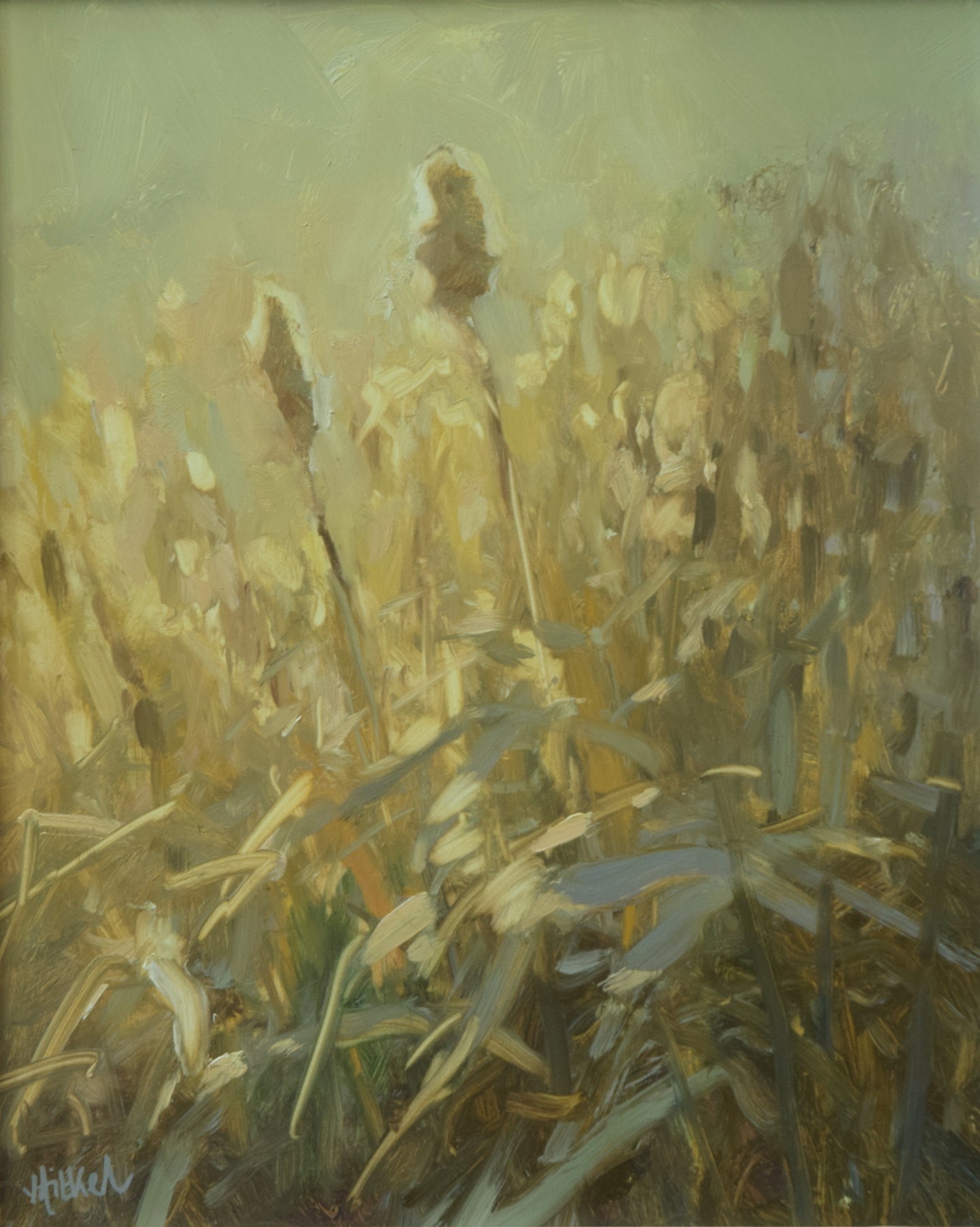 Bulrushes, by Jenny Aitken RSMA
