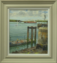 Load image into Gallery viewer, Busy Day, Milford Haven, by John Lines RSMA
