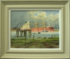 Busy Southampton Water, by John Lines RSMA