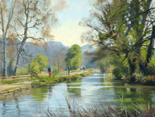 Load image into Gallery viewer, By the Canal at Cromford, by Peter Barker RSMA
