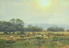 Chewing the Cud at Uffington, by Peter Barker RSMA - P E T E R     B A R K E R     F I N E     A R T 
