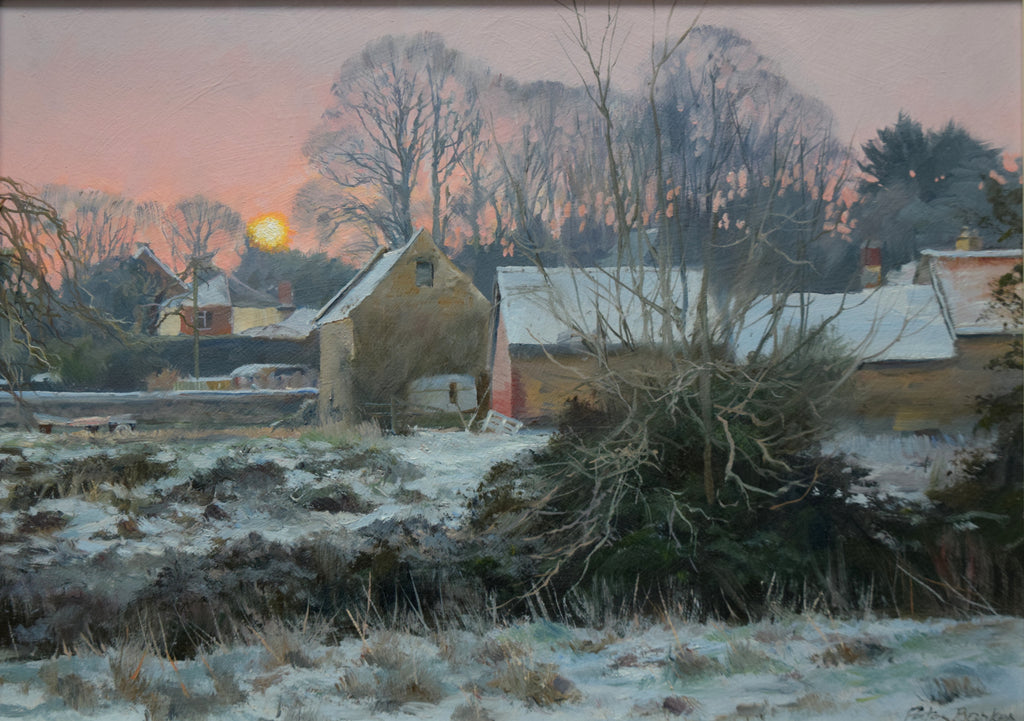 Dawn Frost by The Hempyards, by Peter Barker RSMA