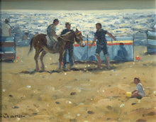 Load image into Gallery viewer, Donkey Ride, Sandsend, by Chris Slater RSMA
