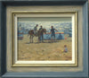 Donkey Ride, Sandsend, by Chris Slater RSMA