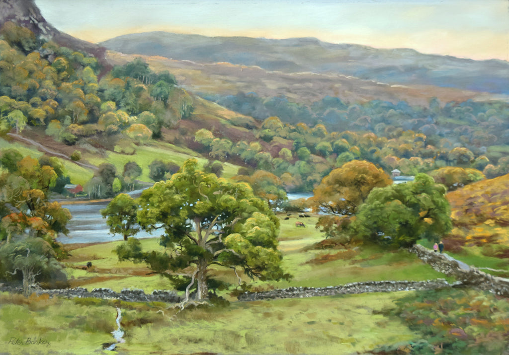 Early Autumn Above Rydal Water, by Peter Barker - P E T E R     B A R K E R     F I N E     A R T 