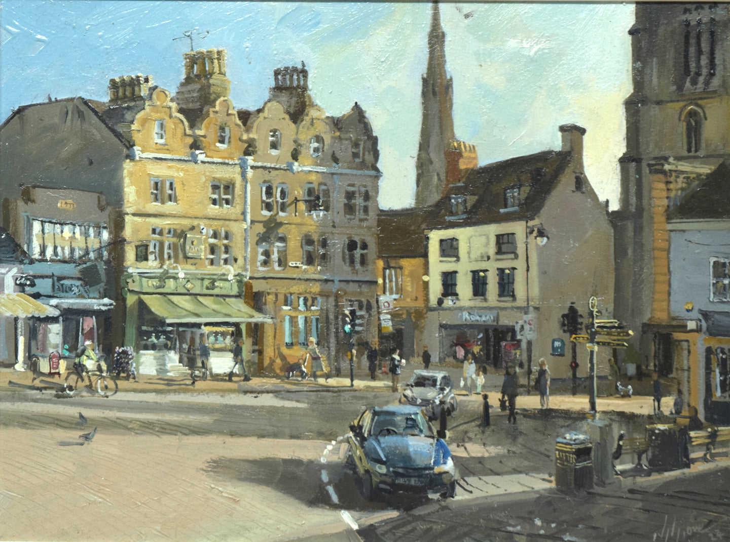 Evening Light, Red Lion Square, by Nick Grove RSMA