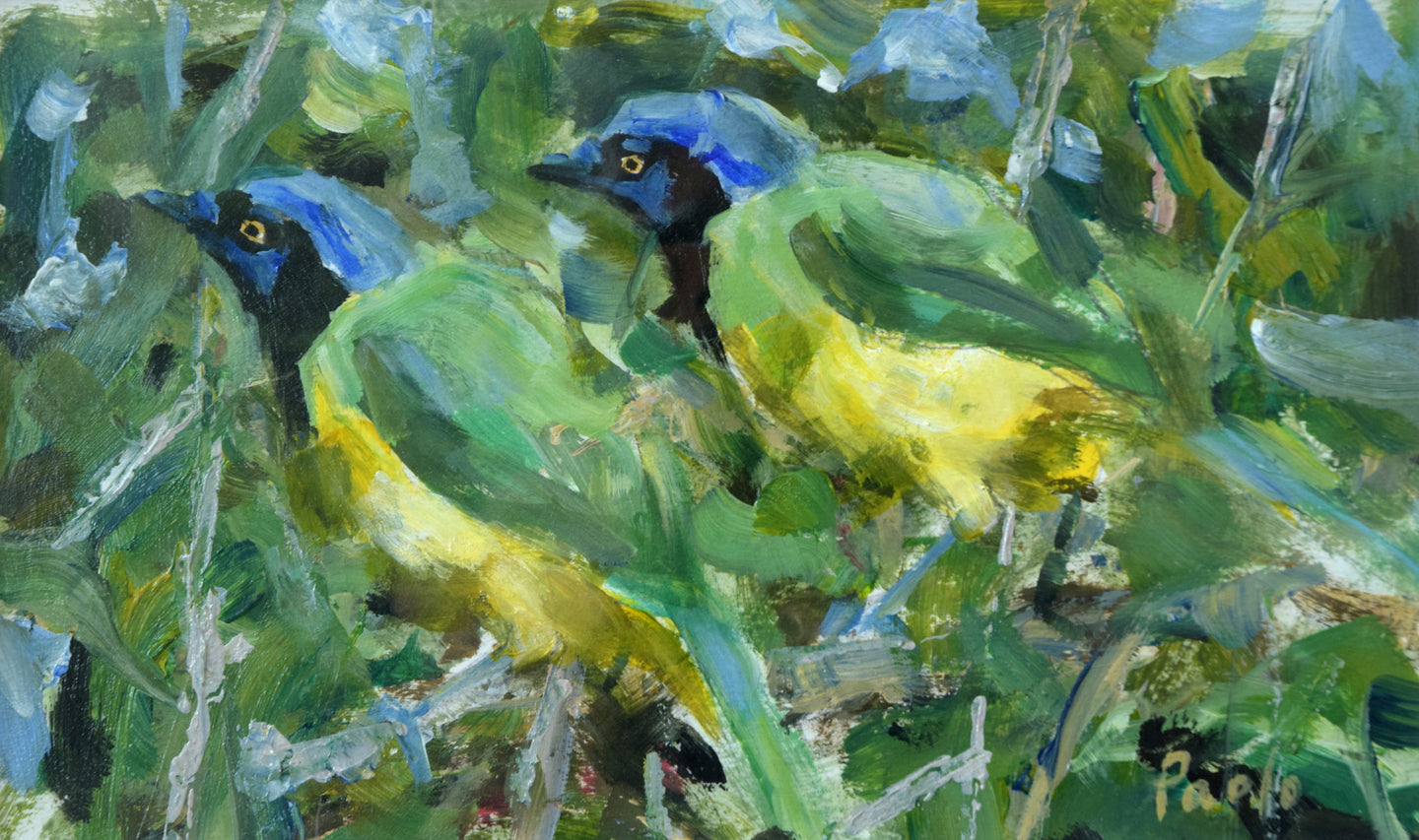 Green Jays, by Paul Powell