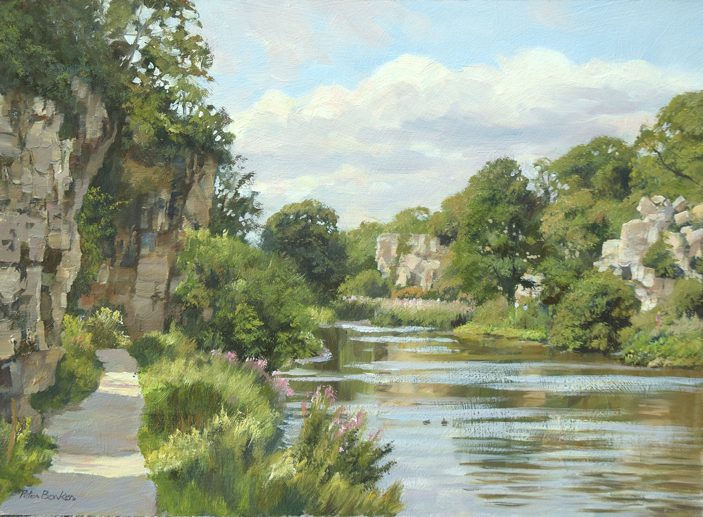 High Summer, Creswell Crags, by Peter Barker