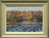 January, Holywell Lake, by Peter Barker RSMA - P E T E R     B A R K E R     F I N E     A R T 