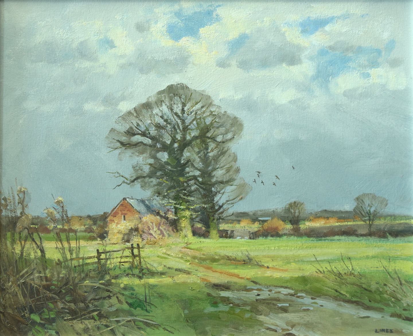Late October, by John Lines RSMA