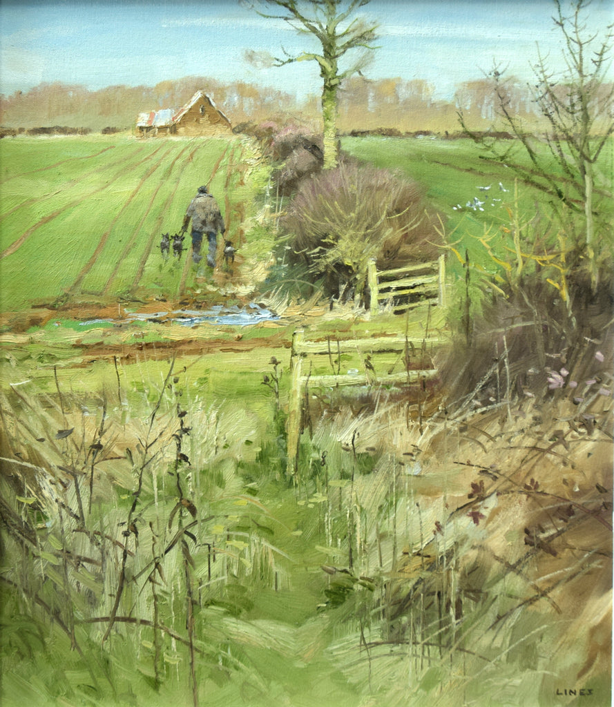 March Furrows, by John Lines RSMA