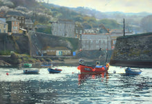 Load image into Gallery viewer, Mevagissey Outer Harbour, by Peter Barker
