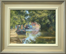 Load image into Gallery viewer, Moorings at Fenny Compton - P E T E R     B A R K E R     F I N E     A R T 
