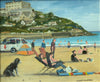 Newquay Beach, cornwall, by Chris Slater RSMA