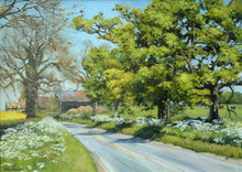 Load image into Gallery viewer, Oaks, Cow Parsley and Barns, by Peter Barker - P E T E R     B A R K E R     F I N E     A R T 
