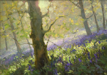Load image into Gallery viewer, Painting in the Bluebells, by Jenny Aitken RSMA
