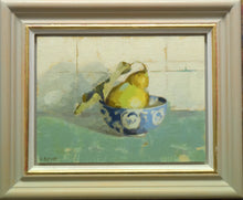 Load image into Gallery viewer, Quince in a China Bowl, by Fiona Carver
