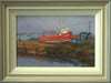 Red Fishing Boat, Brancaster Staithe, by Peter Barker