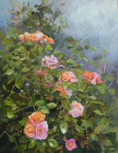 Load image into Gallery viewer, Roses and Verbenas at Doddington Hall Gardens, by Peter Barker
