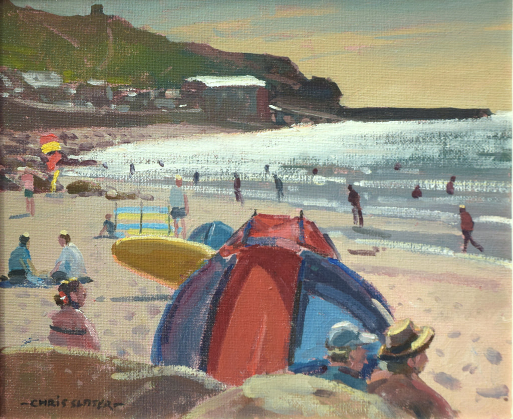 Sennen Beach, Cornwall, Evening, by Chris Slater