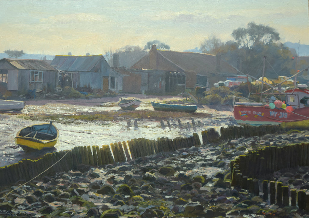 Shining Mud, Brancster Staithe, by Peter Barker