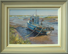 Load image into Gallery viewer, Summer Mooring, Brancaster Staithe, by Peter Barker
