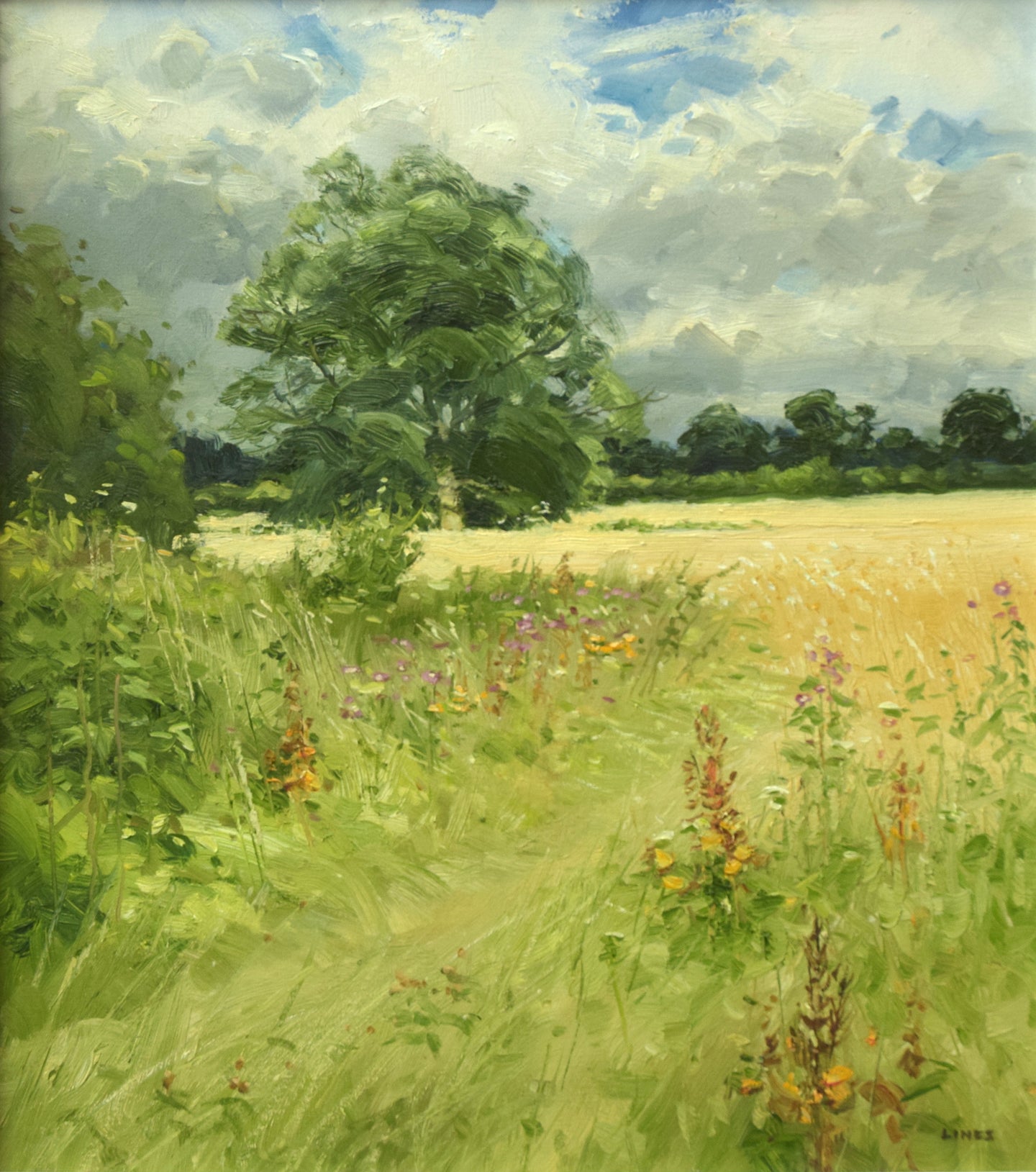 Summer Willow, by John Lines RSMA