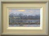 Swans on Flooded Fields, by Peter Barker RSMA - P E T E R     B A R K E R     F I N E     A R T 