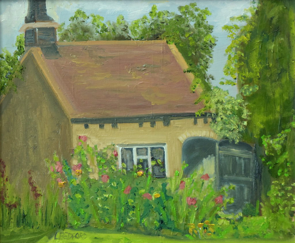 10 x 12 inch oil painting of thee Old cottage/bothy in Lyndon