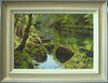 Trout Rising on The Teign, by Peter Barker - P E T E R     B A R K E R     F I N E     A R T 