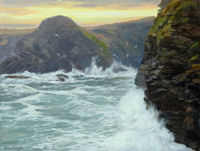 Load image into Gallery viewer, Wild Sea near Trevone, by Peter Barker

