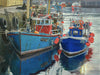Working Boats, Mevagissey, by Peter Barker