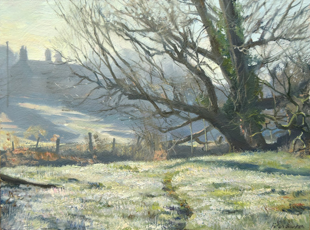Frost in the Village, by Peter Barker