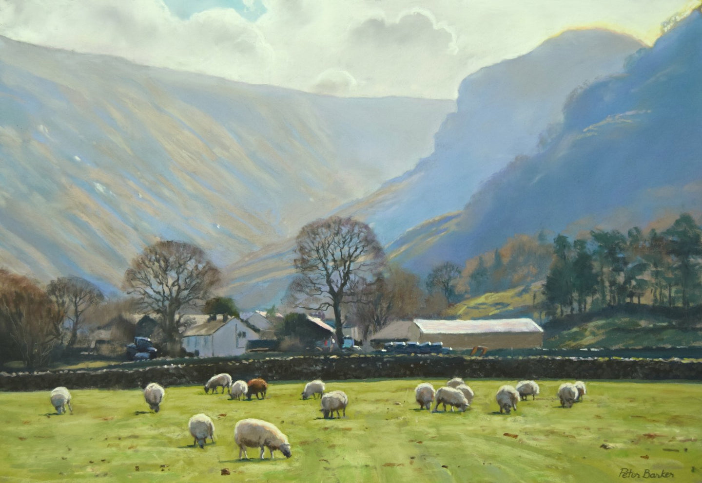 Morning Light, Stonethwaite by Peter Barker